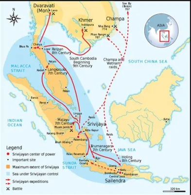 七世紀のインドネシアにおける「スリヴィジャヤ王国」の興隆：海上交易と仏教文化の融合